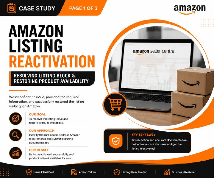 Seller Account Reactivation Success