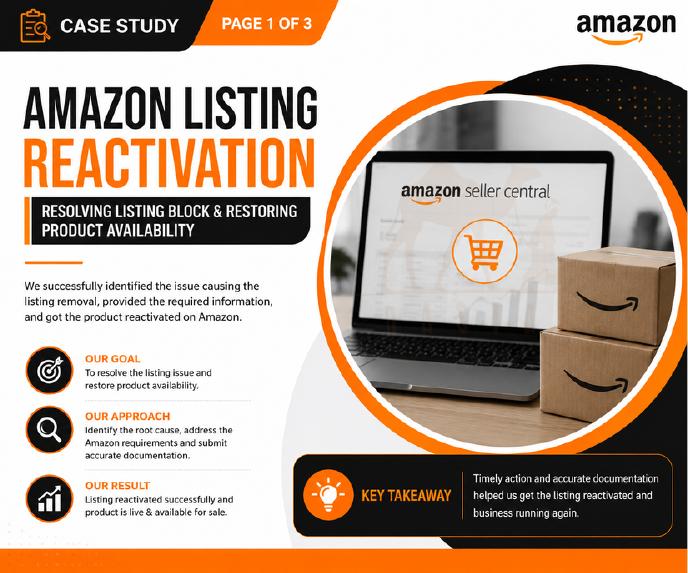 Resolving Listing Block & Restoring Availability