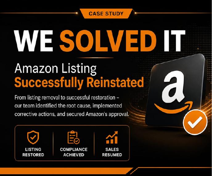Amazon Listing Successfully Reinstated