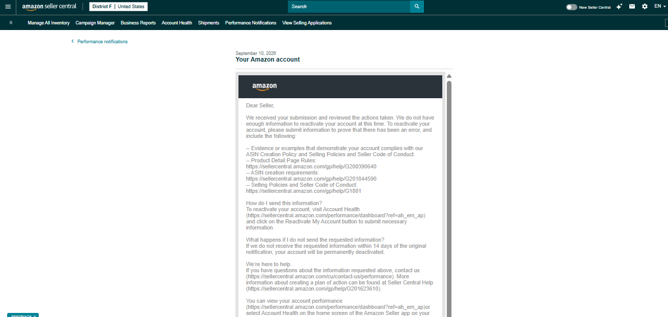 ASIN Creation Policy Listing Reactivated | USA — original supporting record 2