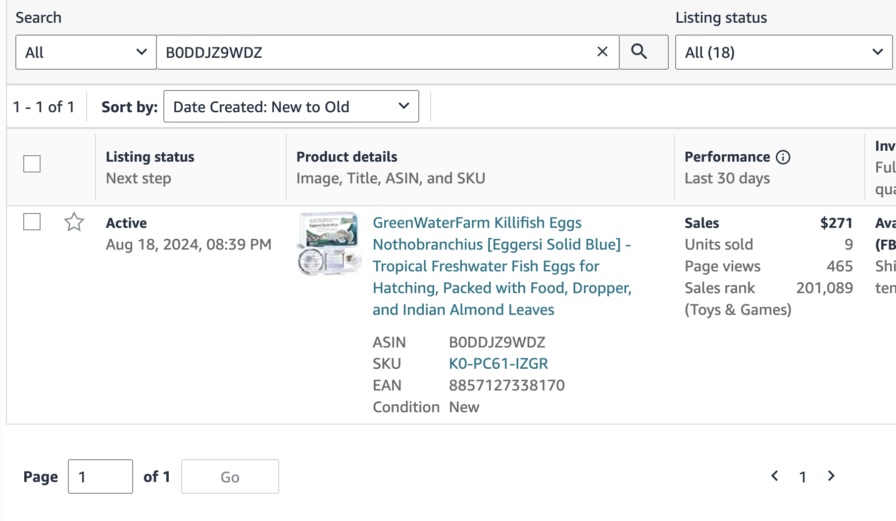 Fish Eggs Toy-Classification Appeal | Canada — original supporting record 1