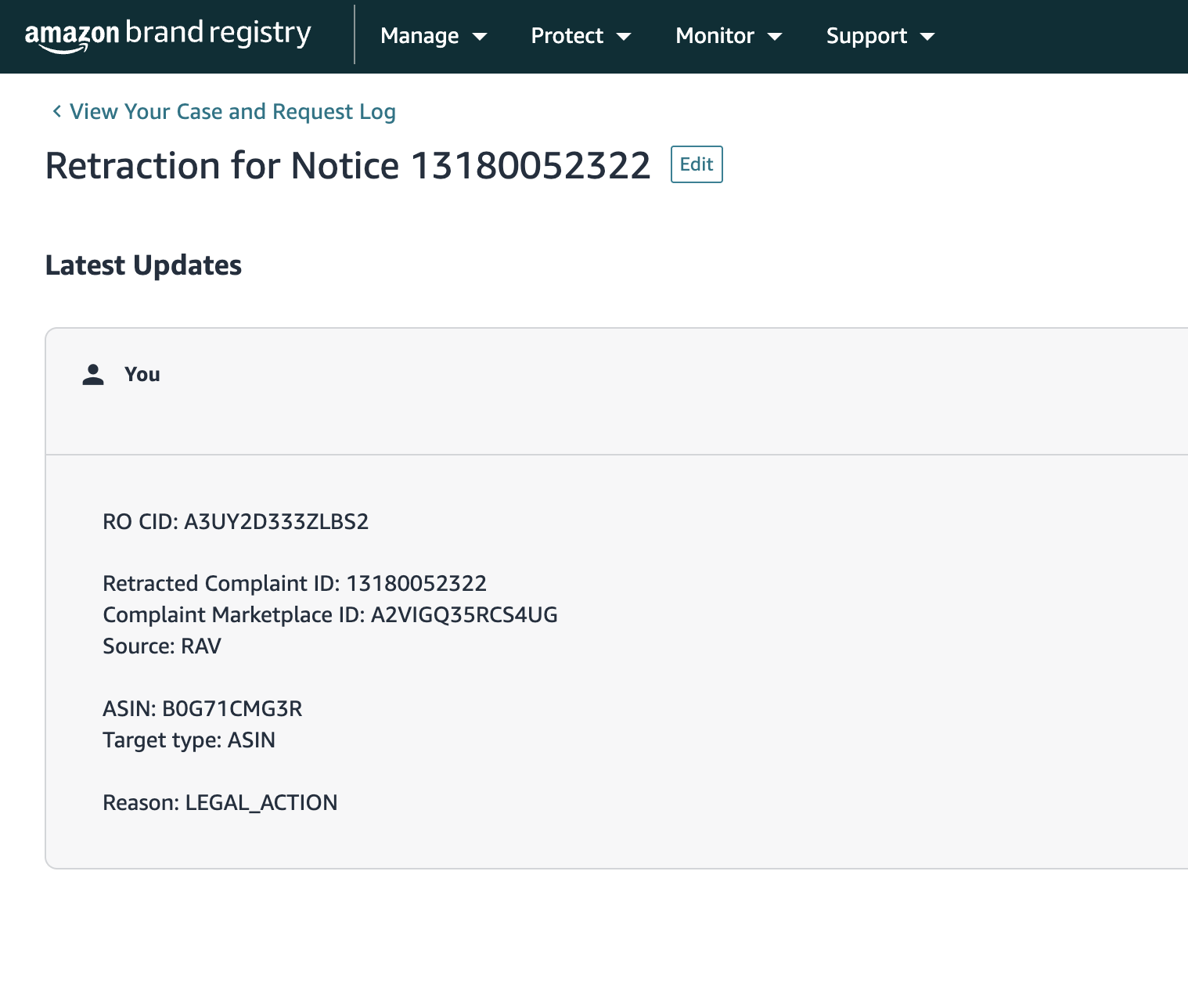 HalaPop IP Retraction — Content Reinstated | UAE — original supporting record 5