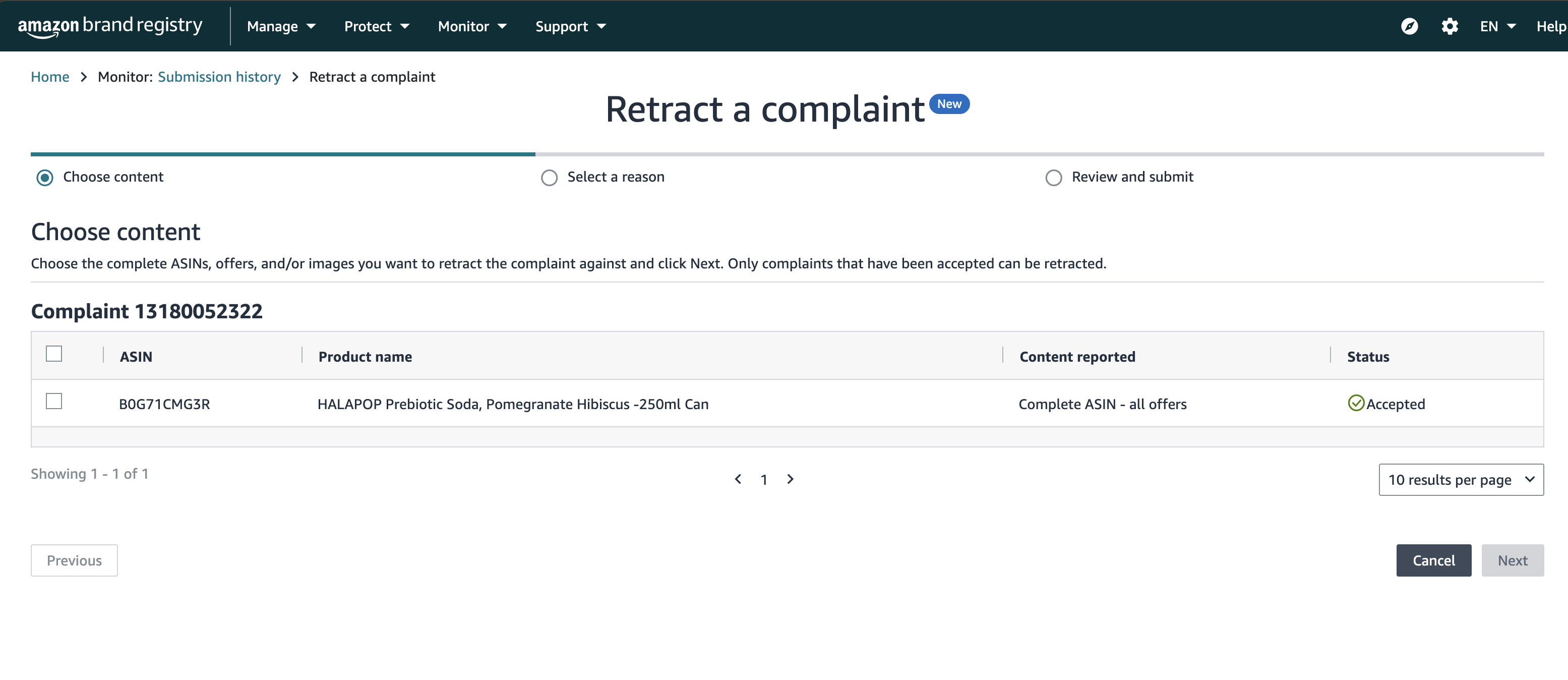 HalaPop IP Retraction — Content Reinstated | UAE — original supporting record 8