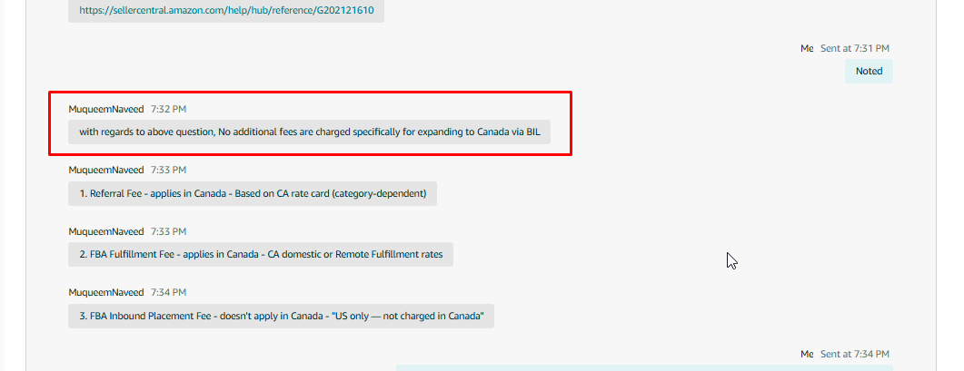 Canada & Mexico BIL Enrollment | USA — original supporting record 3