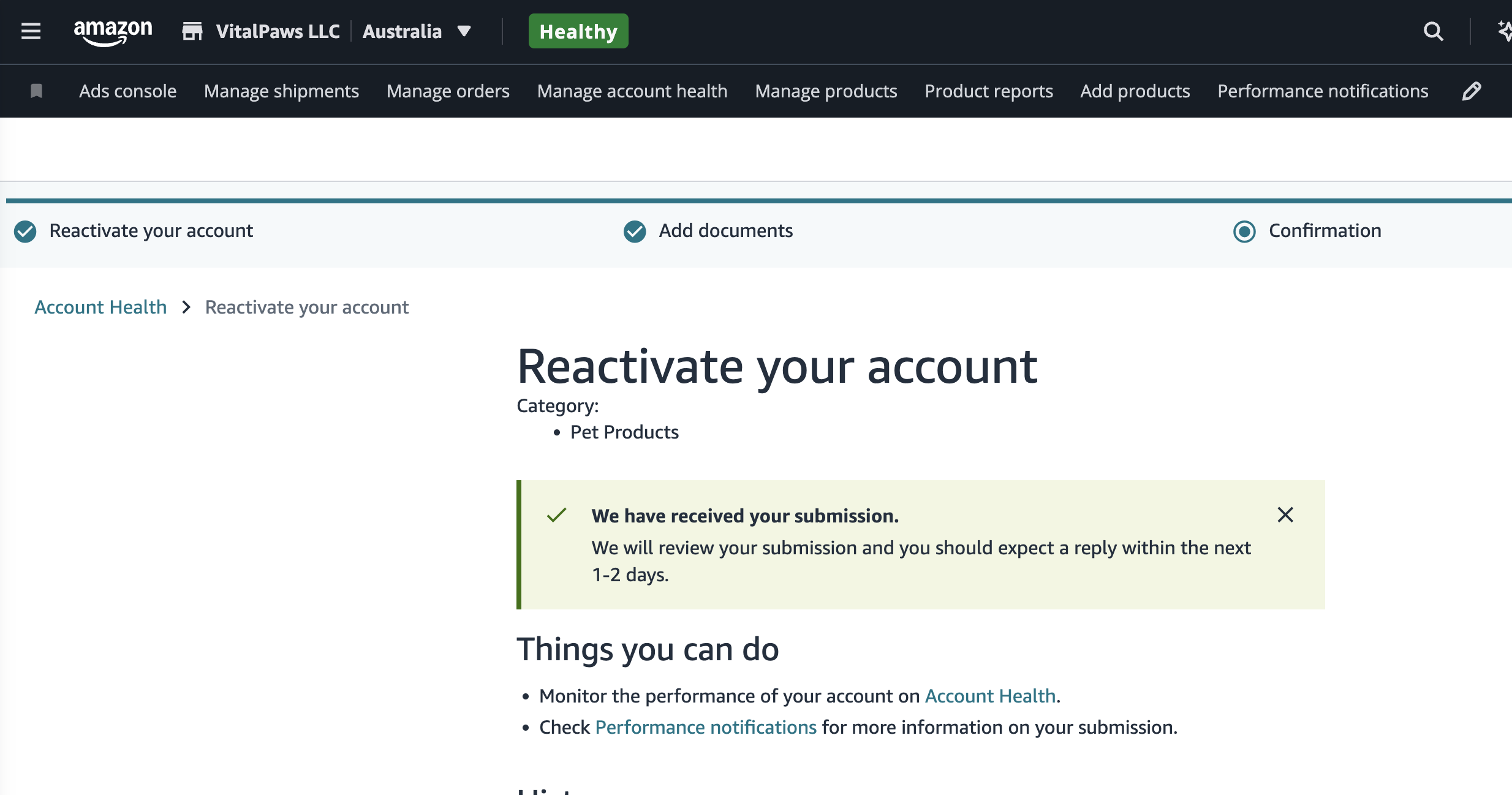 Pet Products VTR Offers Restored | Australia — original supporting record 6