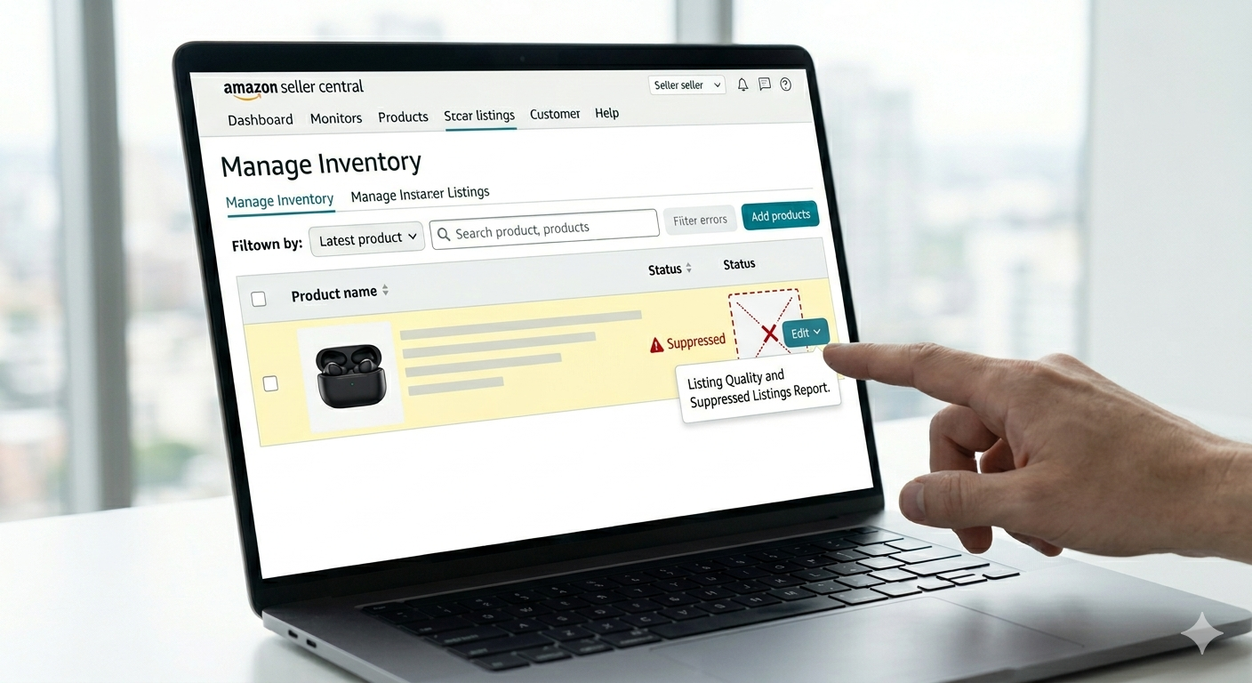 How to fix Amazon Listing not showing, Amazon Suppressed Listings optimization services, 
Amazon listing audit checklist