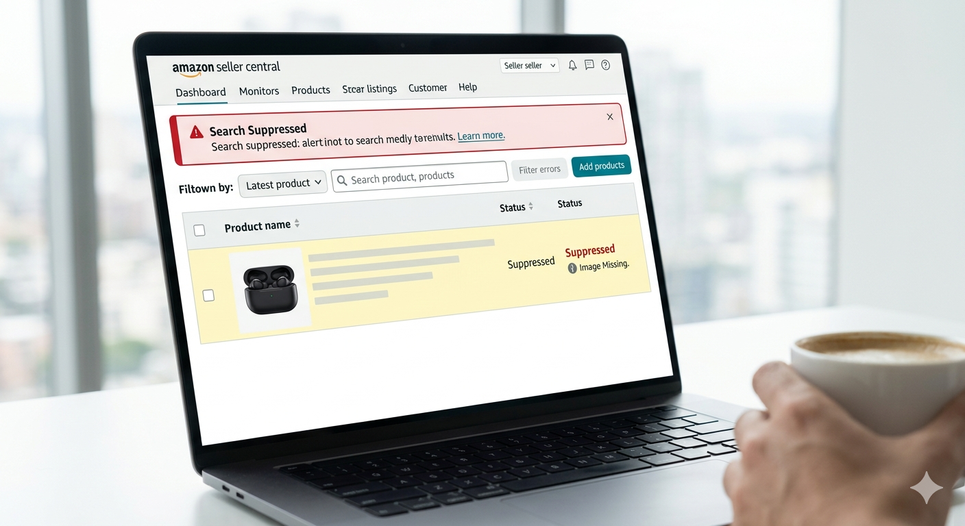 Amazon suppressed listing not showing, fix Amazon stranded inventory listing