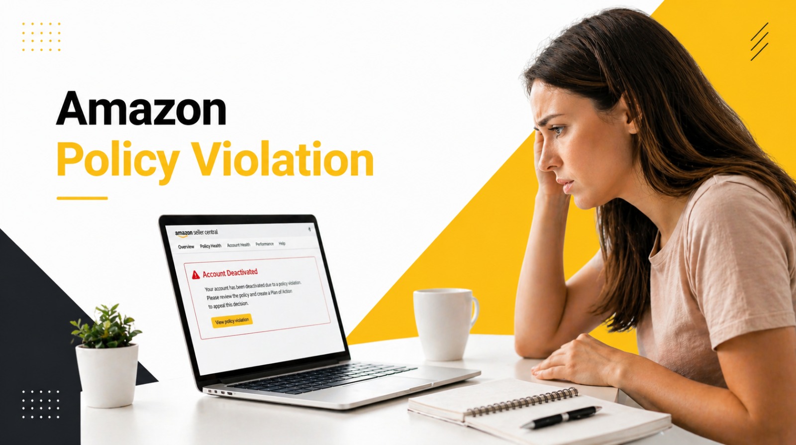 Amazon seller violation fix, Amazon listing error solution, Amazon policy warning removal