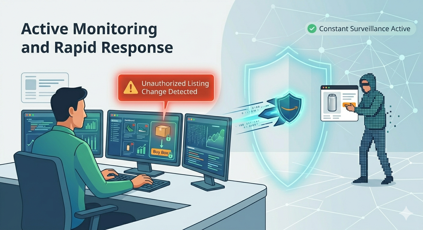 Amazon Seller Protection,
Amazon Listing Security,
Prevent Amazon Hijacking, Amazon Listing Hijackers