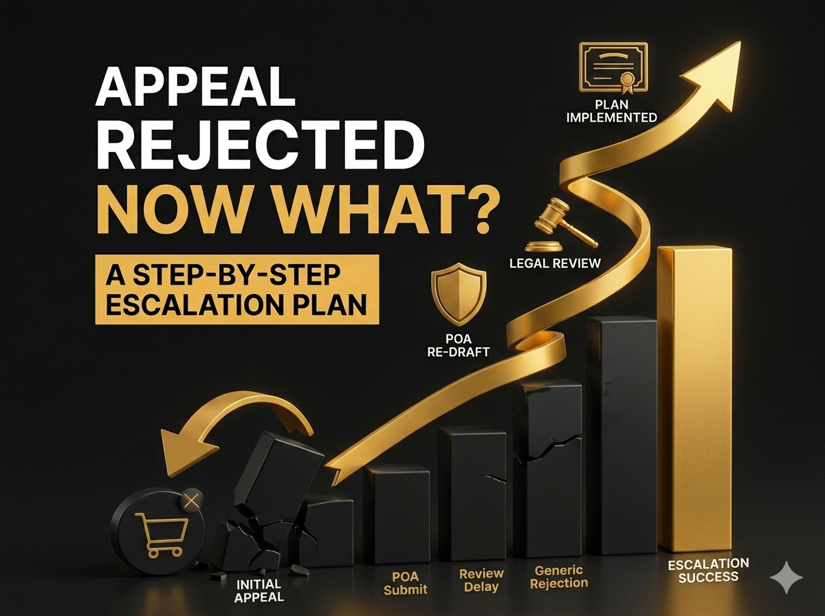 Amazon appeal rejected, Amazon seller suspension, Amazon reinstatement