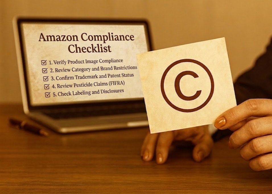 Amazon Compliance Checklist, Amazon listing guidelines, intellectual property complaints